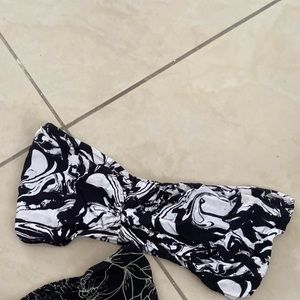 Black and white bandeau - Valija